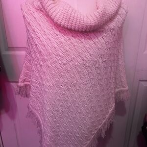 DC Cream Knit Poncho